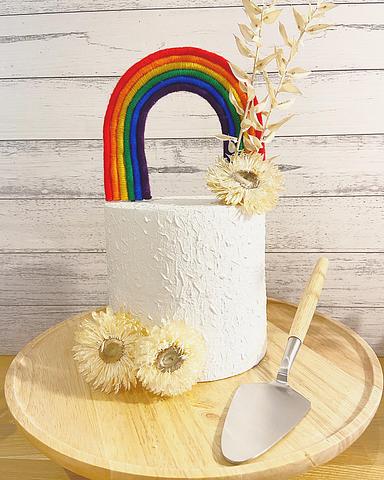 Mini Traditional Rainbow Cake Topper