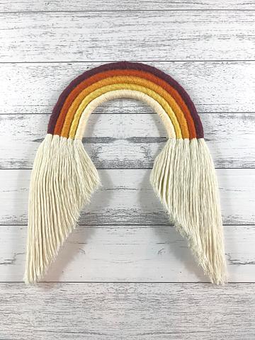 Gradient Long Tassel Rainbow