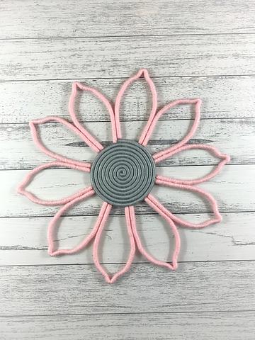 Pink Sunflower Wall Hanging